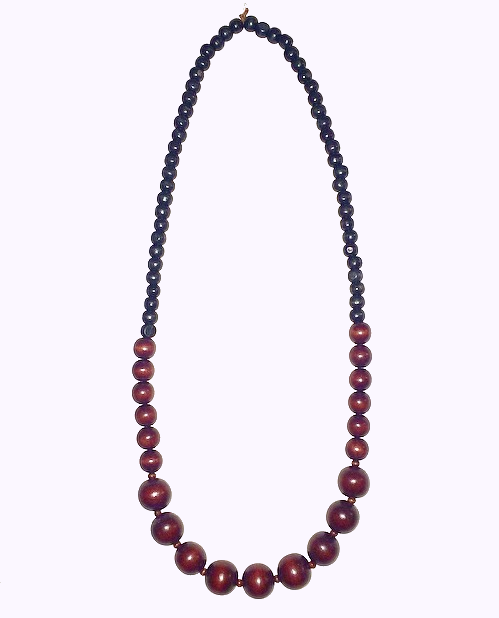 Mahogany Beaded Necklace image 1