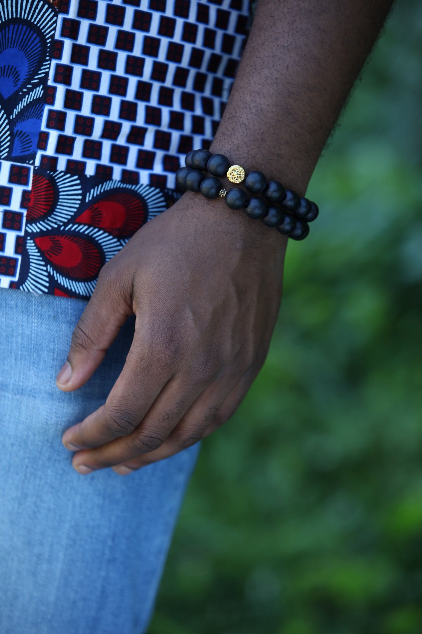 Asterisk Beaded Bracelet image 1