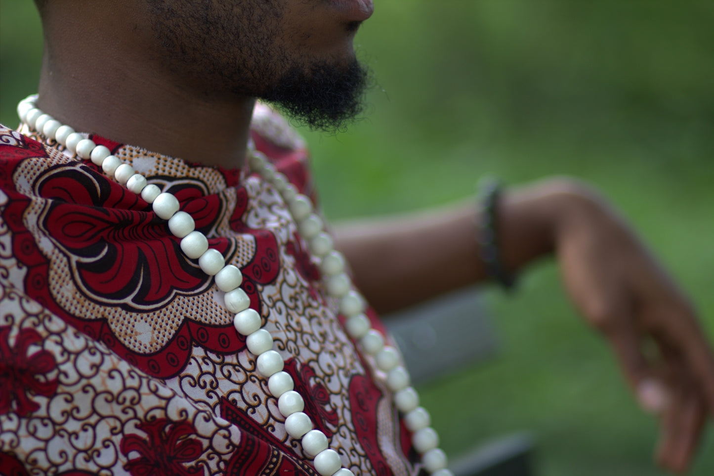 Minimal Beaded Necklace image 0