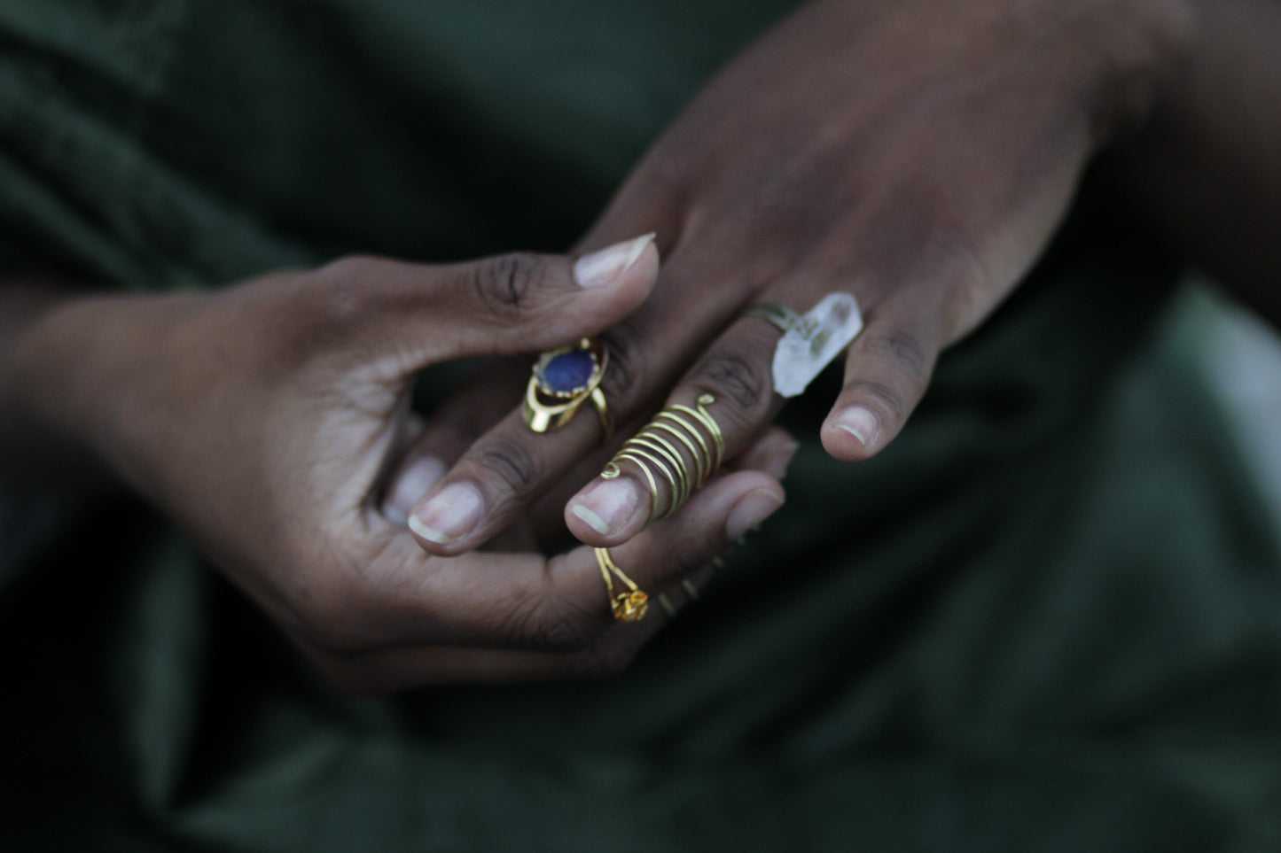 Spiral Midi Ring image 0