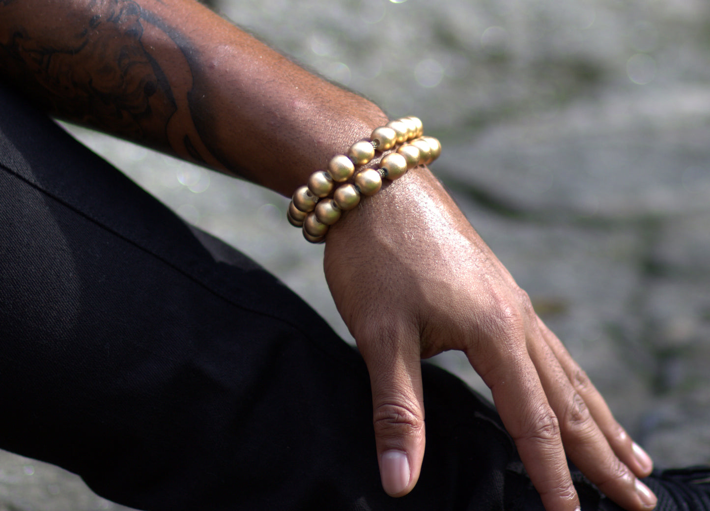 Gold Bali King Bracelet image 1
