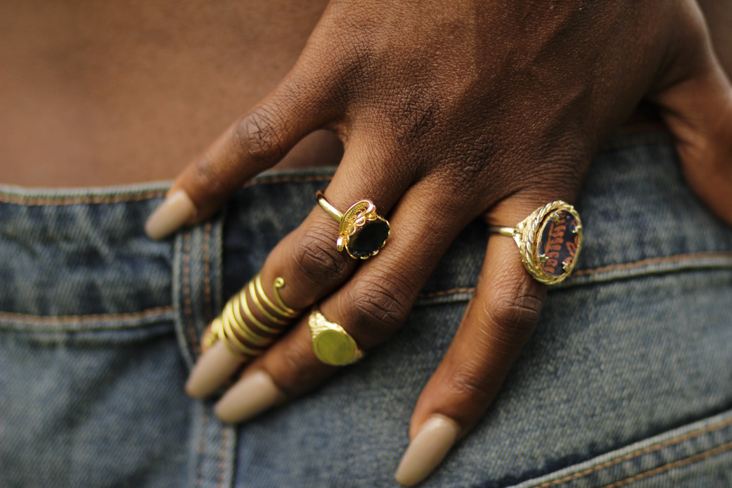 Spiral Midi Ring image 2