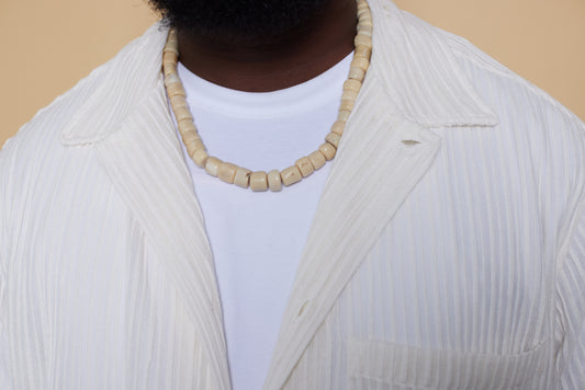 Natural Coral Beaded Necklace
