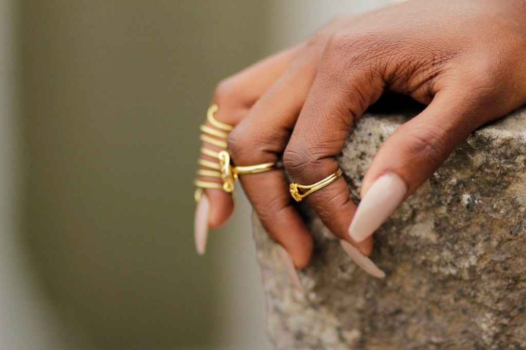 Ankara Slash Ring Set image 1
