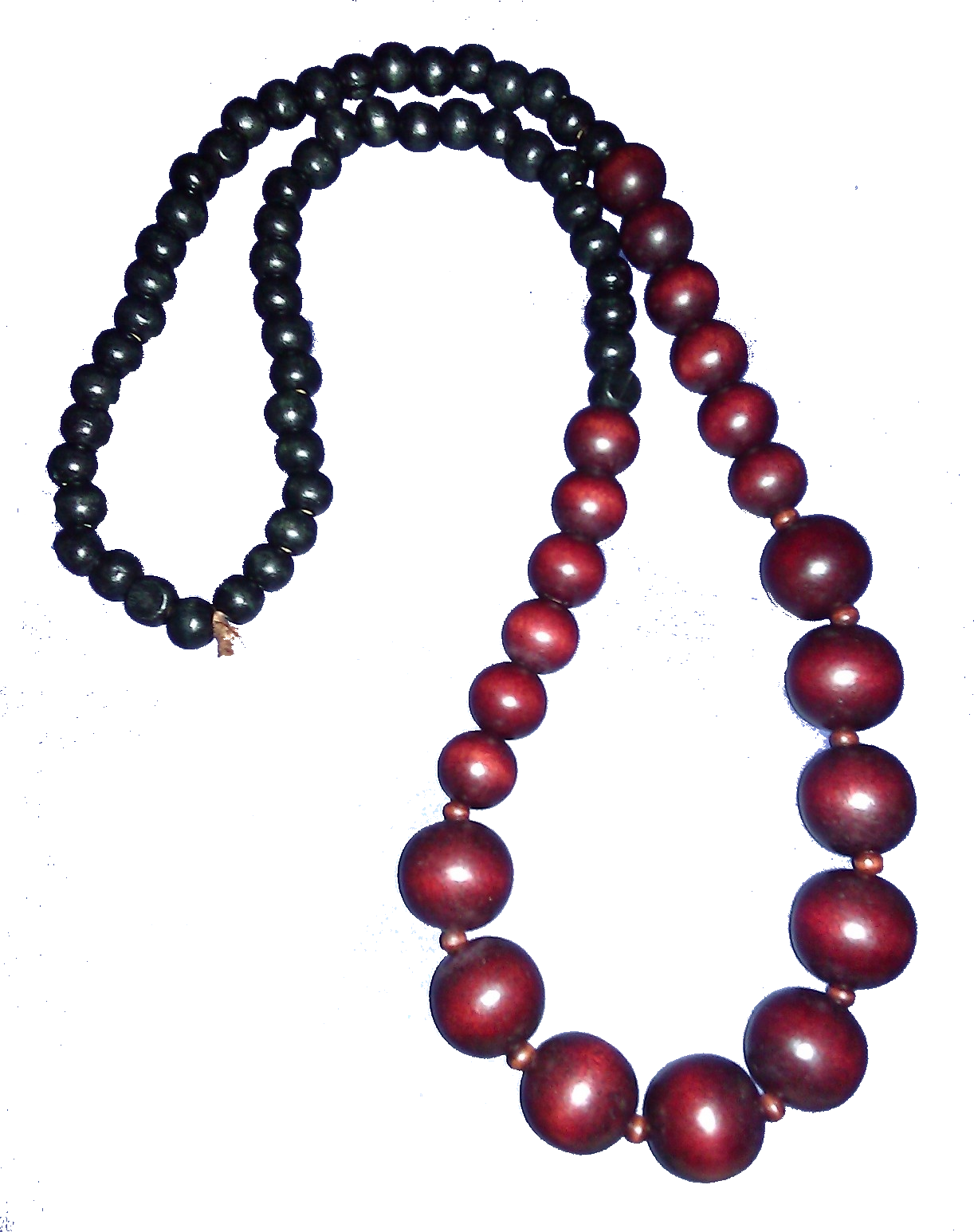 Mahogany Beaded Necklace image 4