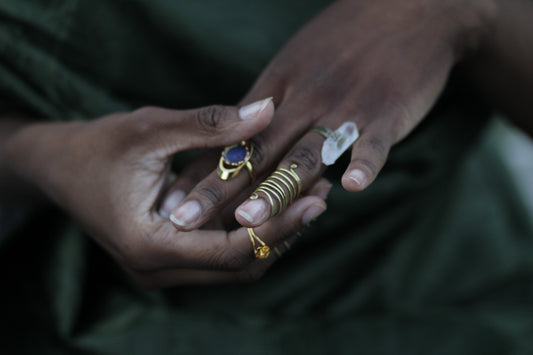 Spiral Midi Ring image 0