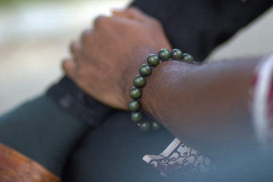 Olive Green Bali King Bracelet image 0
