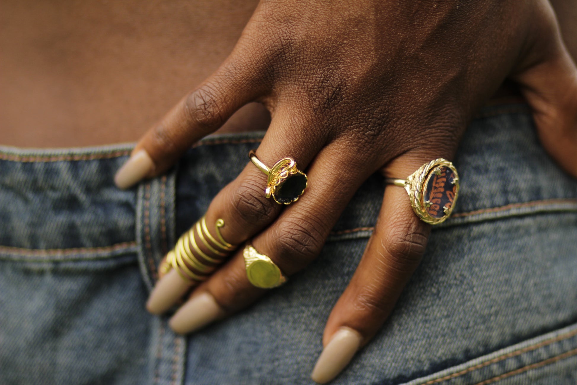 Spiral Midi Ring image 2