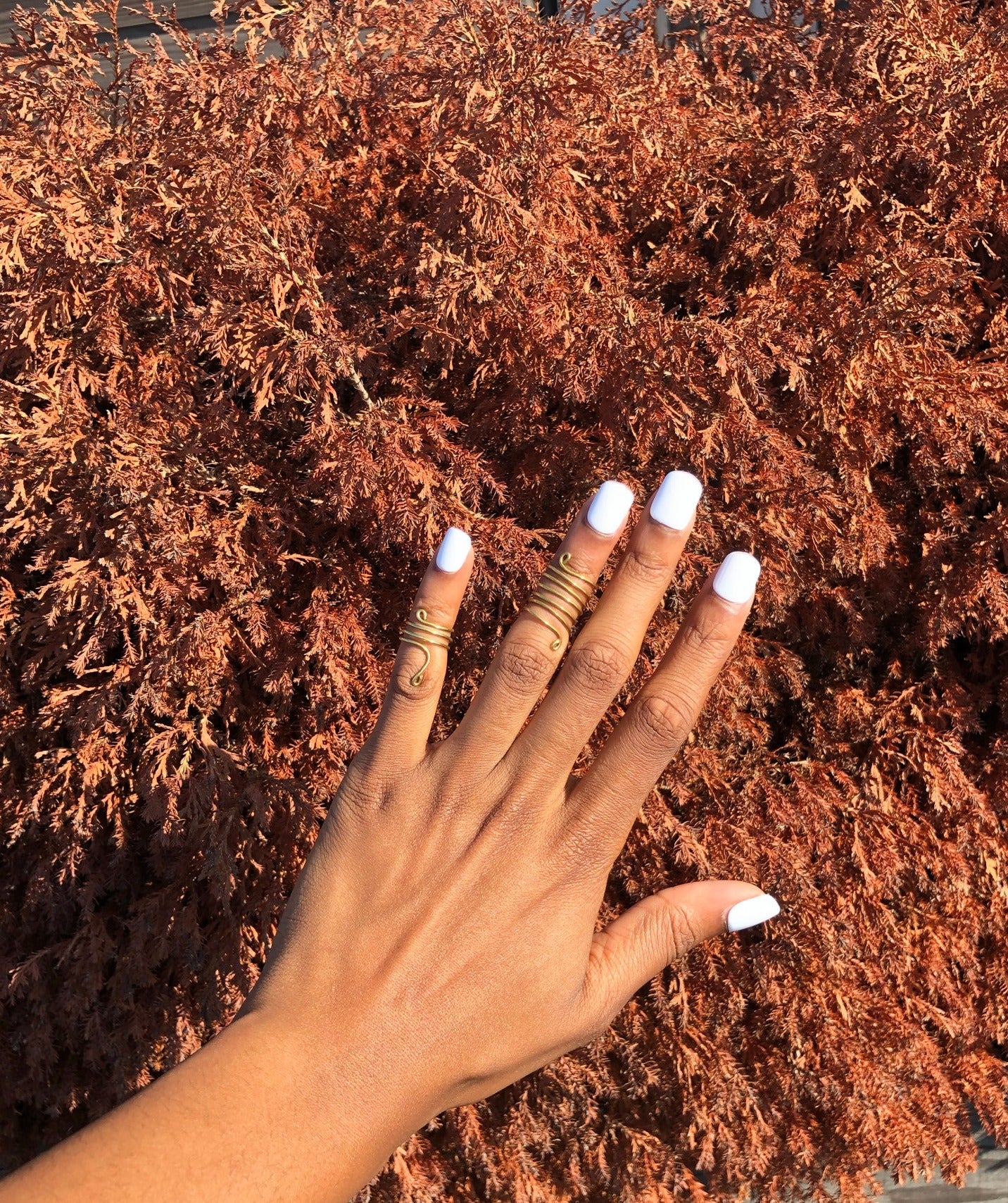 Spiral Midi Ring Duo Set image 1