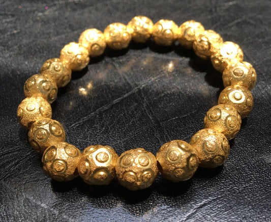 Gold Circular Stardust Bracelet image 0