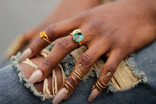 Ankara Slash Ring Set image 0