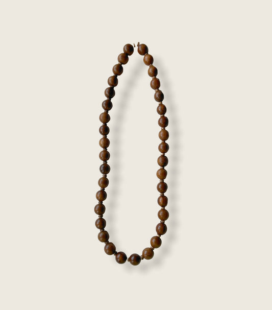 Double Beaded Necklace - Brown image 0