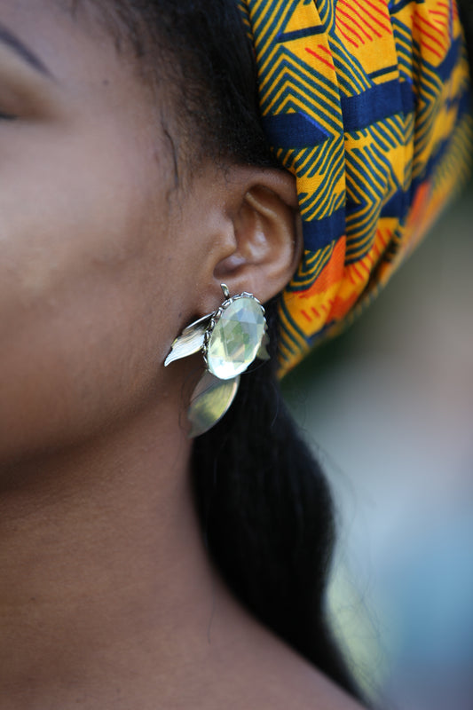 Lighted Gem Stud Earring image 0
